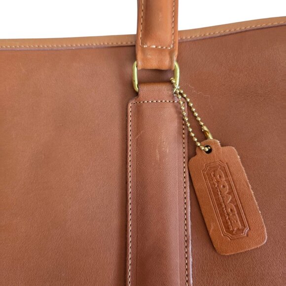 Vintage Coach Brown Leather Business Bag - Picture 5 of 16
